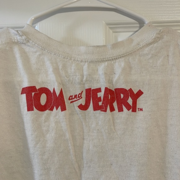 VINTAGE TOM AN JERRY WHITE TSHIRT SIZE M - Picture 4 of 5